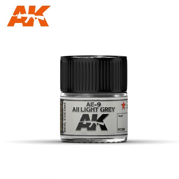 AK-Interactive: Real Colors - AE-9 / AII Light Grey 10ml