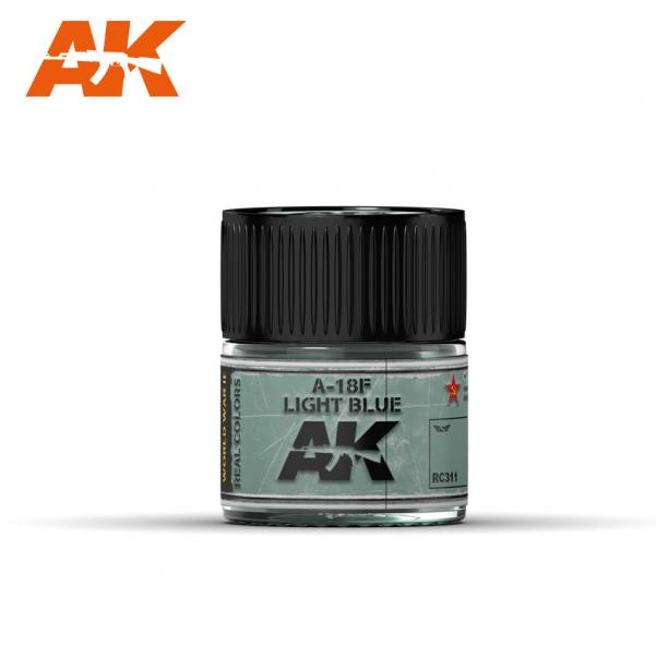 AK-Interactive: Real Colors - A-18F Light Grey-Blue 10ml