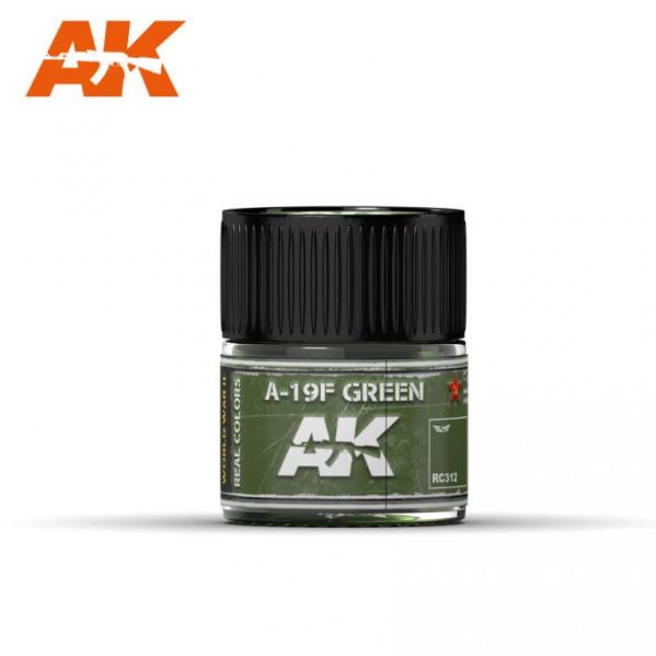 AK-Interactive: Real Colors - A-19F Grass Green 10ml
