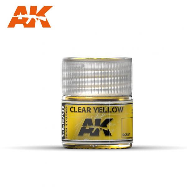 AK-Interactive: Real Colors - Clear Yellow 10ml