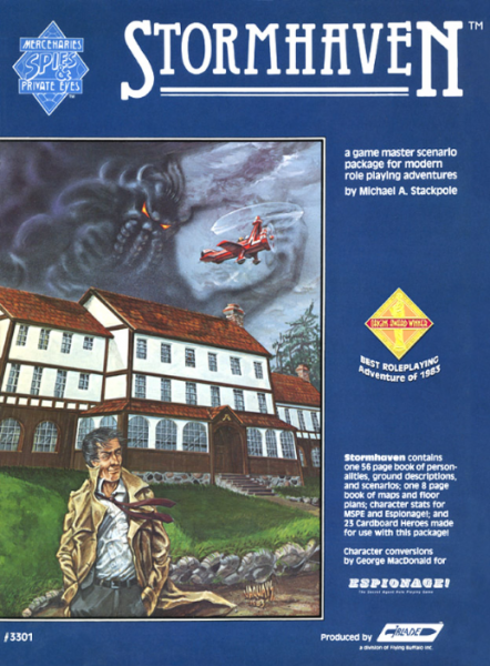 Mercenaries Spies & Private Eyes RPG: Stormhaven Adventure Pack