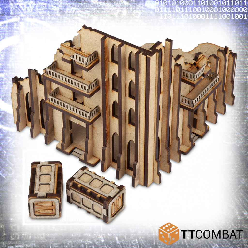 10mm Terrain: Sci-fi Scenics - Administratum Decimus