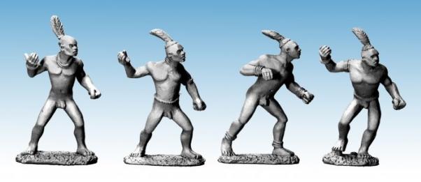 28mm Modern: Darkest Africa - Dinka Spearmen I (4)