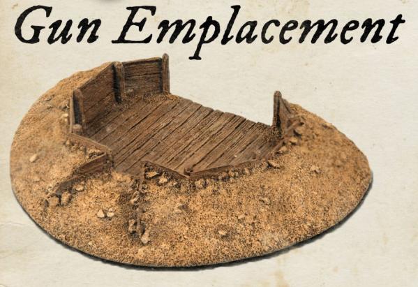 Blood & Plunder: (Terrain) Gun Emplacement