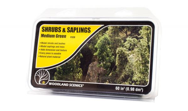 Woodland Scenics: Shrubs & Saplings - Medium Green