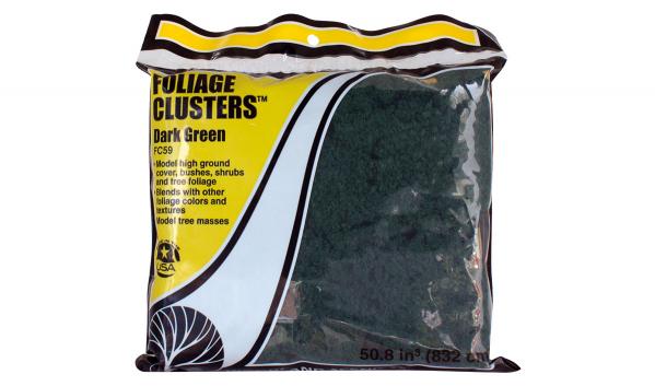 Woodland Scenics: Foliage Clusters - Dark Green