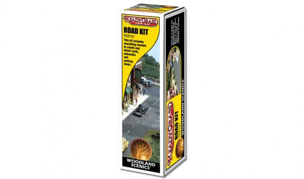 Woodland Scenics: Terain Accessory - Ready Grass Road Kit