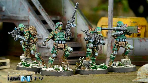 Infinity (#765) Ariadna: Frontoviks, Assault Separated Bat (4)