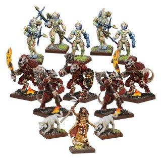 Kings Of War Vanguard: Forces of Nature Warband Set
