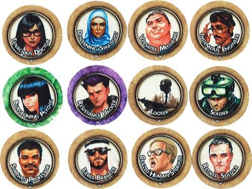 Torg Eternity RPG: Core Earth Threats and Allies Tokens