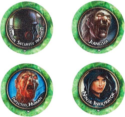 Torg Eternity RPG: Pan Pacifica Threats Tokens