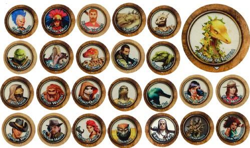 Torg Eternity RPG: Living Land Personalities Tokens