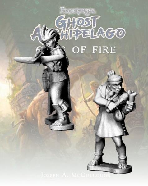 Frostgrave: Ghost Archipelago Tribal Crackshot and Herbalist