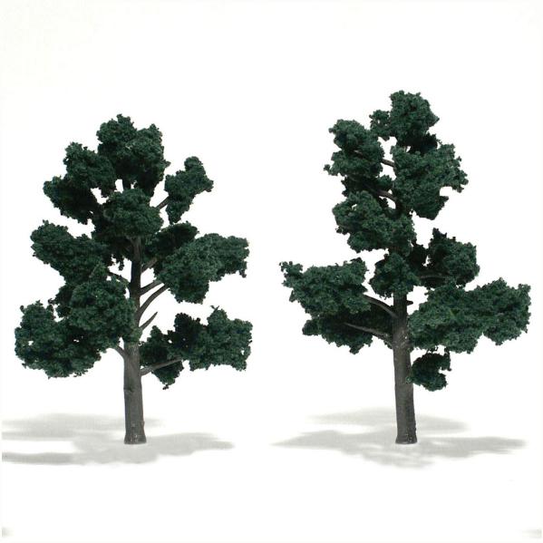Woodland Scenics: Tree Kits - Dark Green (2/pkg - 5'' - 6'')