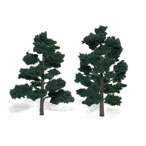 Woodland Scenics: Tree Kits - Dark Green (2/pkg - 6'' - 7'')