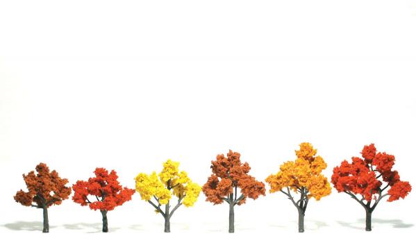 Woodland Scenics: Tree Kits - Fall Mix (9/pkg - 1 1/4'' - 3'')