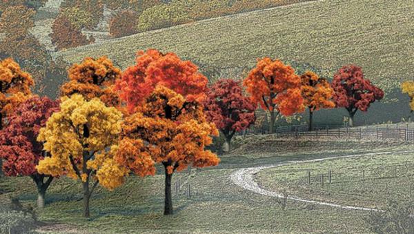 Woodland Scenics: Tree Kits - Fall Colors (38/pkg - 3/4'' - 2'')