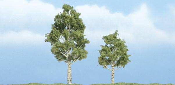 Woodland Scenics: Tree Kits - Premium Aspen (2/pkg 2 3/4'', 2 1/4'')