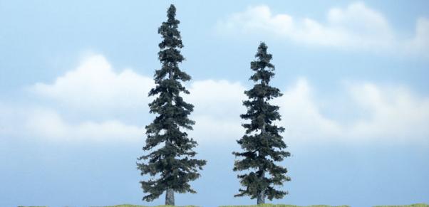 Woodland Scenics: Tree Kits - Premium Spruce (2/pkg 5'', 4'')