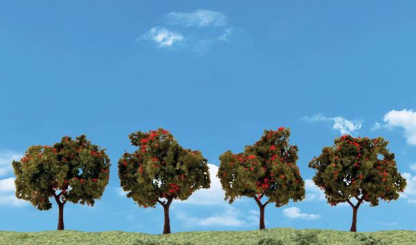 Woodland Scenics: Tree Kits - Apple Tree (4/pkg 2'' - 3'')