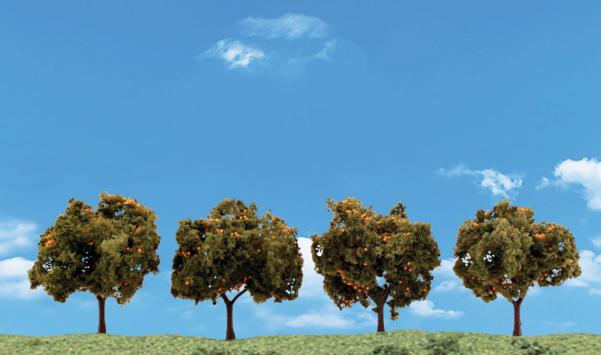 Woodland Scenics: Tree Kits - Orange Tree (4/pkg 2'' - 3'')