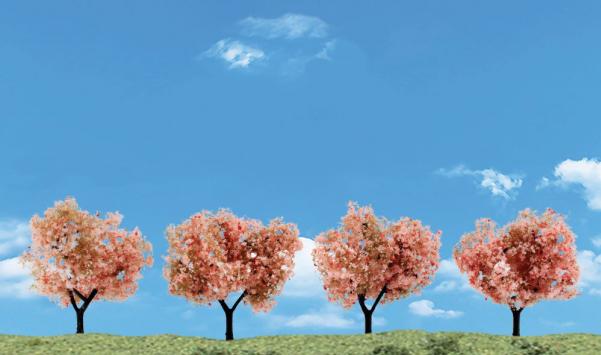 Woodland Scenics: Tree Kits - Flowering Tree (4/pkg 2'' - 3'')