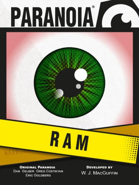 Paranoia RPG: The RAM Deck