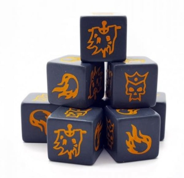 Saga Faction Dice: Forces of Chaos Dice (8)