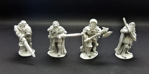 SAGA: Age of Magic - Undead Legion Hearthguard /w Great Weapons