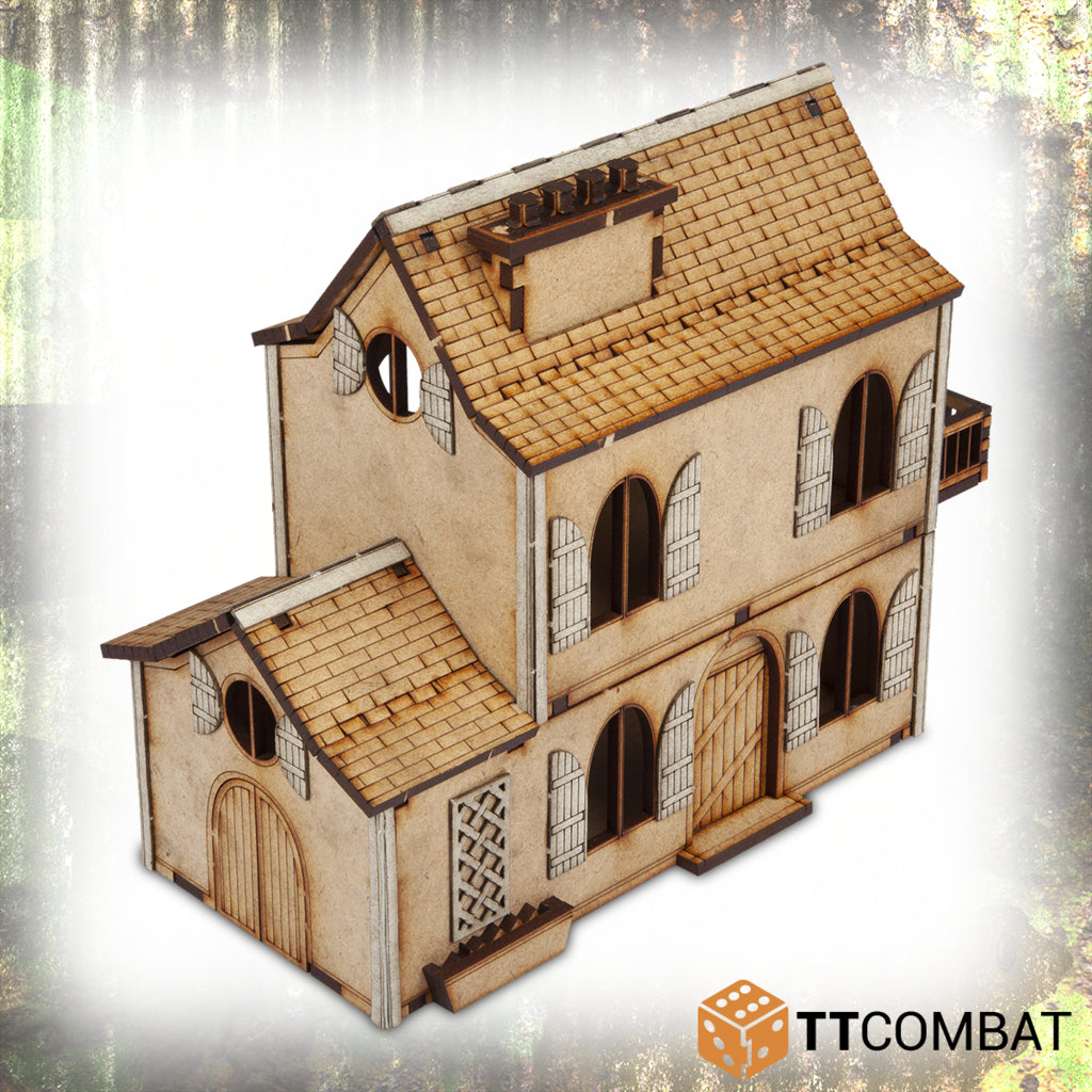 Miniature Terrain: World War Scenics - Farm House (25mm)