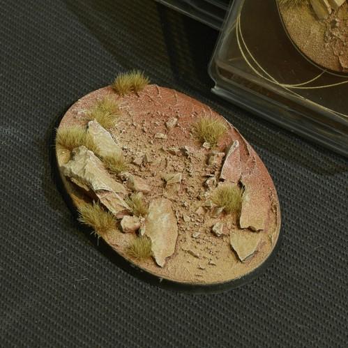 Battle Ready Bases: Badlands Oval 105mm (x1)