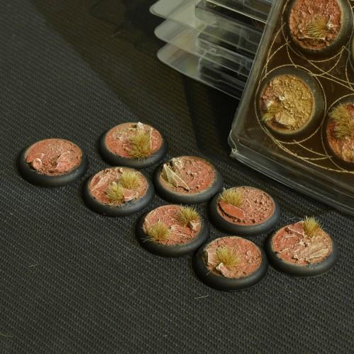 Battle Ready Bases: Badlands RoundLip 30mm (x8)