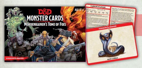 D&D: Mordenkainen’s Tome of Foes Card Deck (109 Cards)