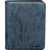 Suede Collection: Zippered 9-Pocket Premium PRO Binder - Sapphire
