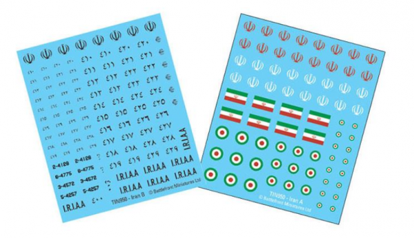 Team Yankee: Iranian Decal Set (x4)