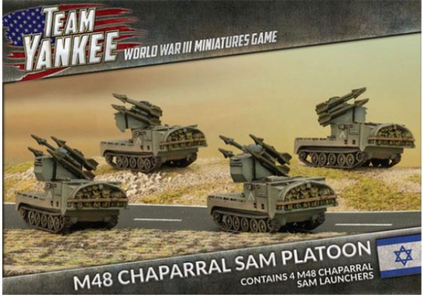 Team Yankee: M48 Chaparral SAM Platoon (x4)