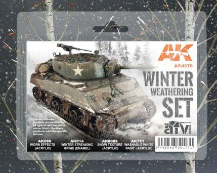 AK-Interactive: (Weathering) WINTER WEATHERING SET