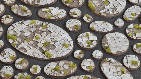 Battle Ready Bases: Temple Base Round 50mm (x3)