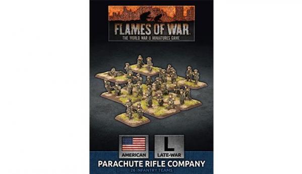 Flames Of War (WWII): (USA) Parachute Rifle Company (Plastic)