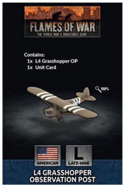 Flames of War: (US) L4 Grasshopper Observation Post (x1)