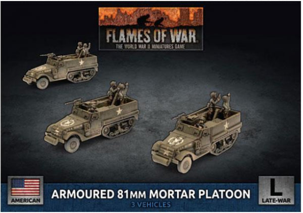 Flames Of War (WWII): (USA) M4 81mm Armored Mortar Platoon (x3)