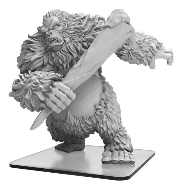 Monsterpocalypse: White Dajan - Empire of the Apes Monster (resin)