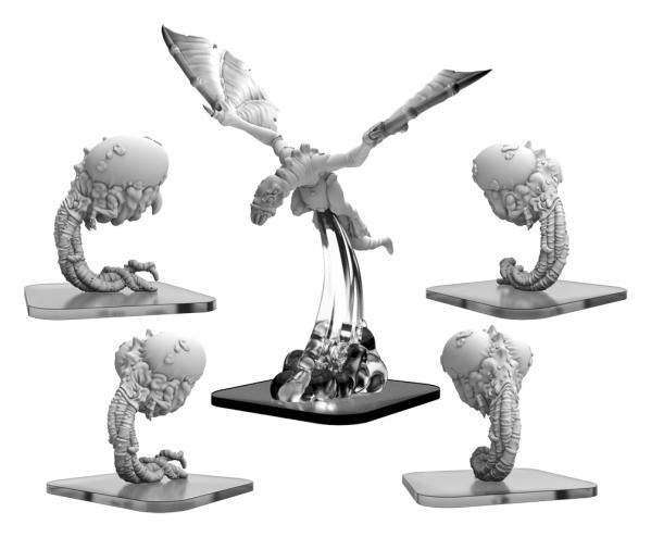 Monsterpocalypse: Snatchers, Elite Snatcher, Hellion - Lords of Cthul Units (metal)