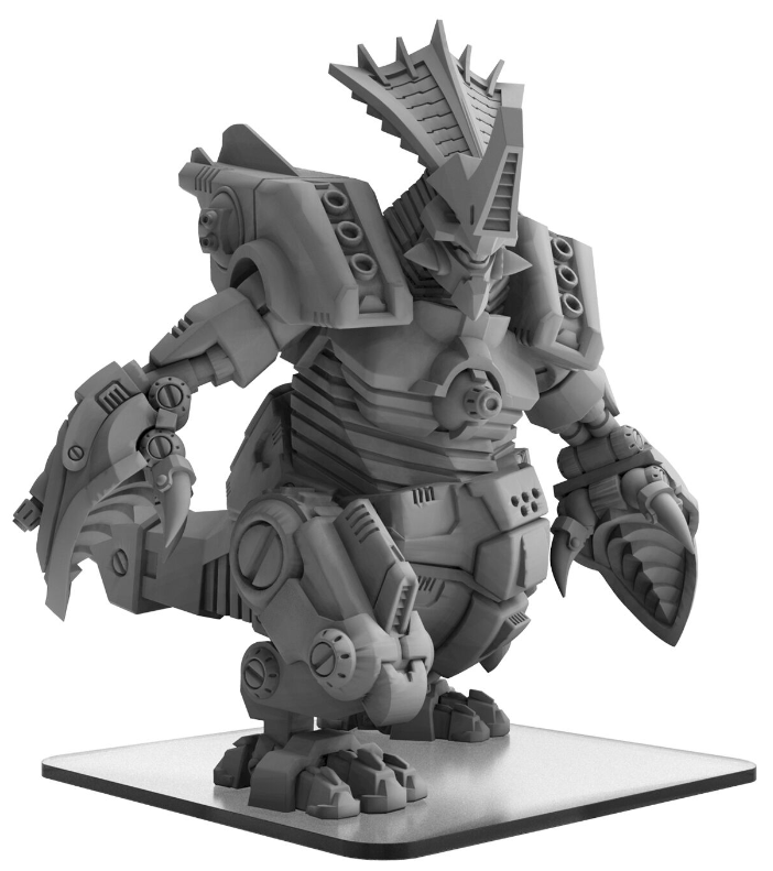 Monsterpocalypse: Gorghadratron – Uber Corp International Monster (metal/resin)
