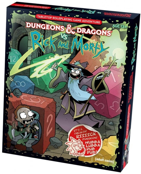 Dungeons & Dragons vs Rick and Morty (D&D Tabletop Roleplaying Game Adventure Boxed Set)
