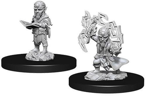 Pathfinder Deep Cuts Unpainted Miniatures: Male Gnome Sorcerer (2)