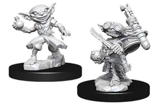 Pathfinder Deep Cuts Unpainted Miniatures: Male Goblin Alchemist (2)
