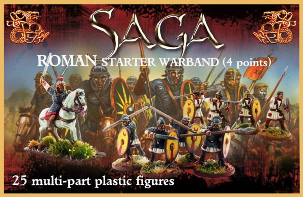 SAGA: Plastic Roman Starter Warband (4 point) (25)