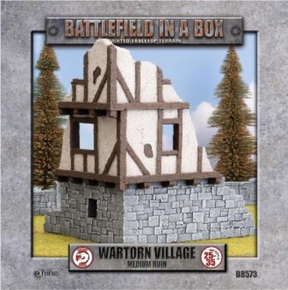 Battlefield in a Box: Wartorn Village Medium Ruin