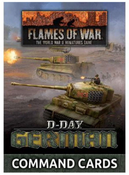 Flames Of War: D-Day - German Command Cards